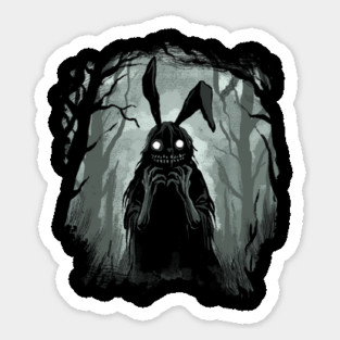 Gothic Bunny Magnet