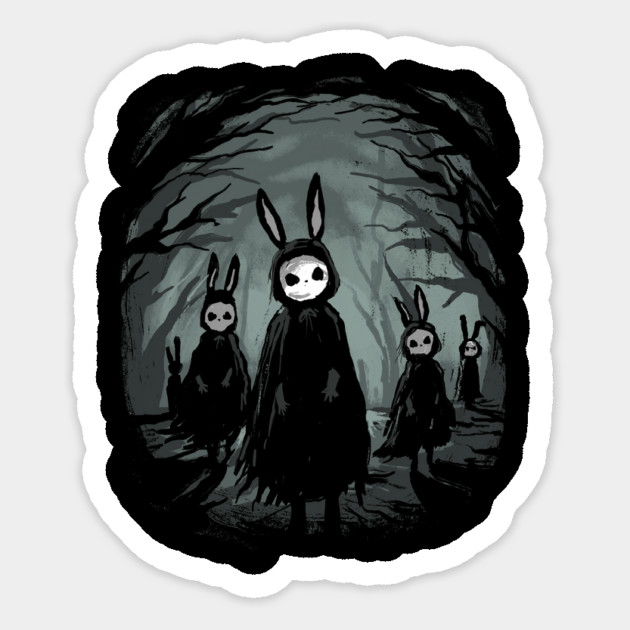 Creepy Bunnies Magnet by GoshWow®