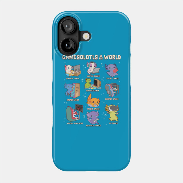 Gamesolotls of the World Phone Case by GoshWow®