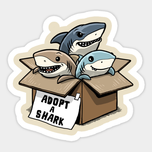Adopt a Shark Magnet by GoshWow®