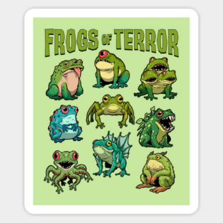 Frogs of Terror Sticker