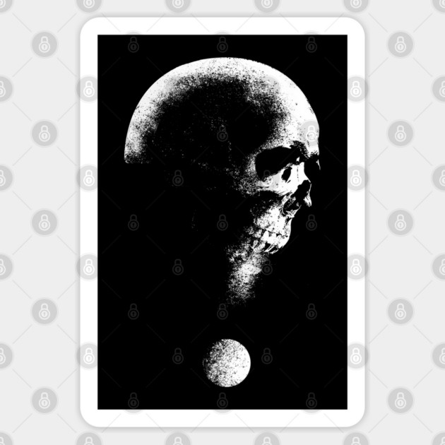 Skull Question Mark Sticker by GoshWow®