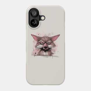 Grumpy Coyote Phone Case