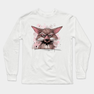 Grumpy Coyote Long Sleeve T-Shirt