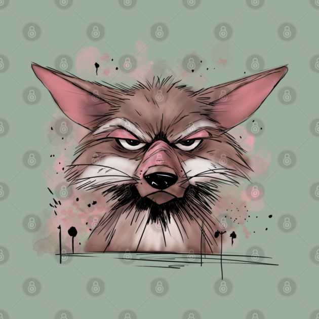 Grumpy Coyote by H. R. Sinclair