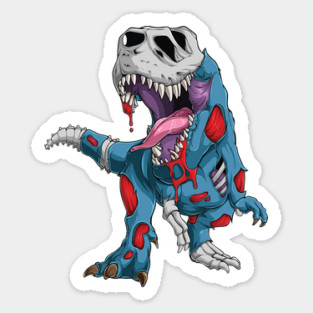 Zombie Dinosaur Magnet