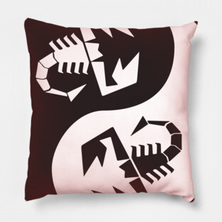 Balance Scorpion Yin Yang Pillow