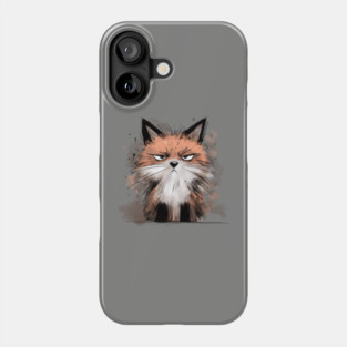 Grumpy Fox Phone Case