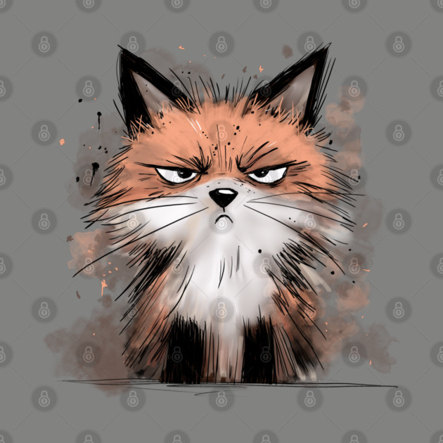 Grumpy Fox by H. R. Sinclair