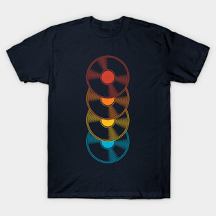 Rainbow Vinyl Record T-Shirt