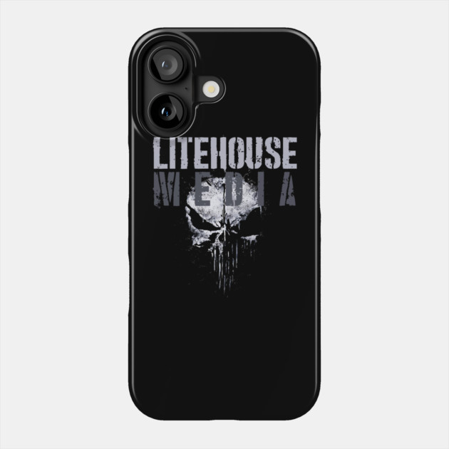 Litehouse Skull Phone Case by Litehouse Tees
