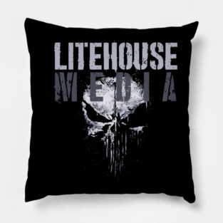 Litehouse Skull Pillow