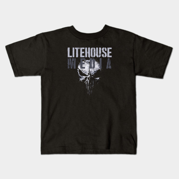 Litehouse Skull Kids T-Shirt by Litehouse Tees