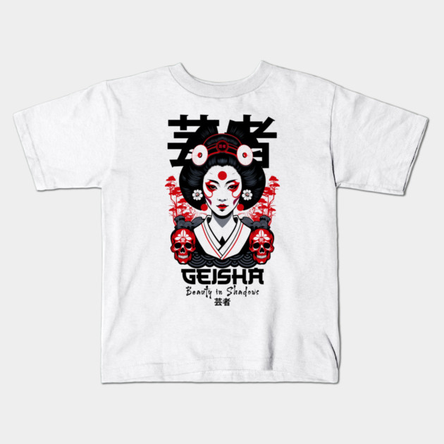 GEISHA Kids T-Shirt by artslaves