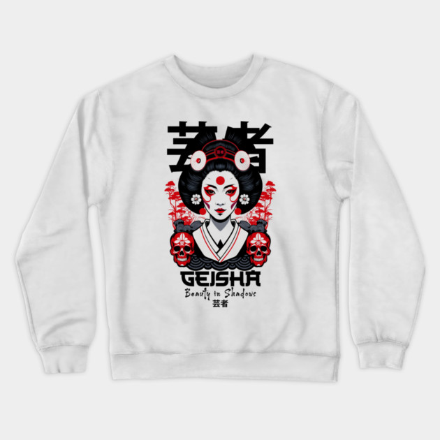 GEISHA Crewneck Sweatshirt by artslaves