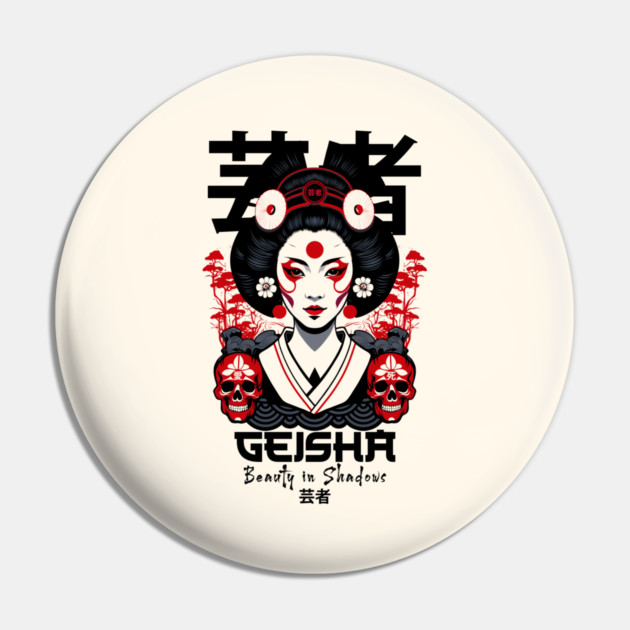 GEISHA Pin by artslaves