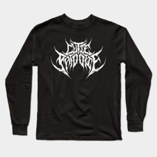 Cutie Patootie death metal sweetheart - white Long Sleeve T-Shirt