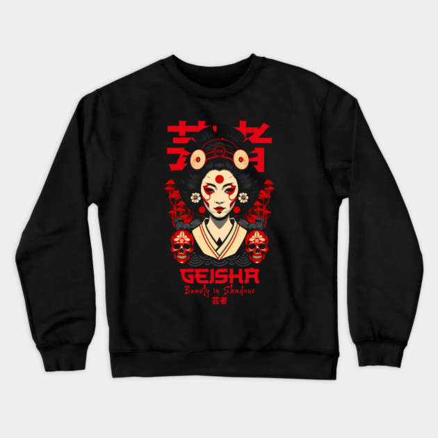 GEISHA Crewneck Sweatshirt by artslaves