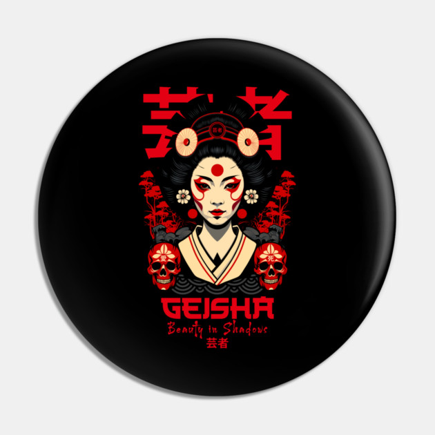 GEISHA Pin by artslaves