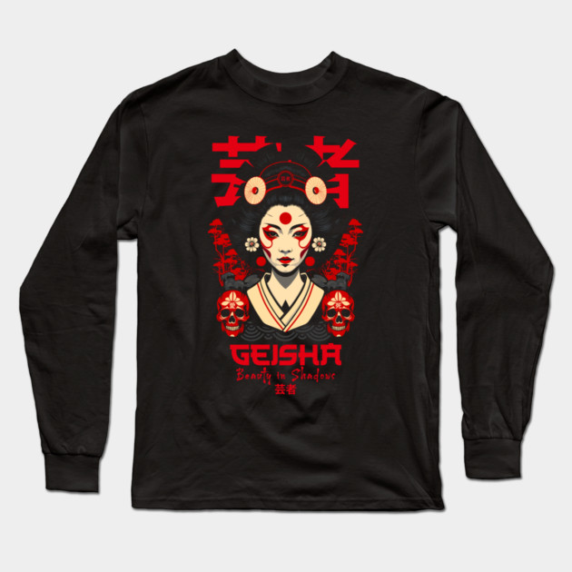 GEISHA Long Sleeve T-Shirt by artslaves