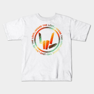 Share the love Kids T-Shirt