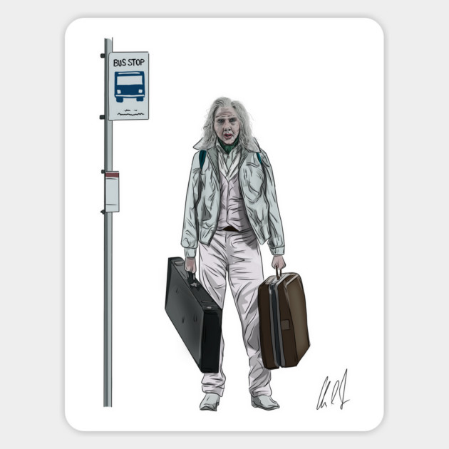 Long Legs: Waitin' for the Bus Magnet by 51Deesigns