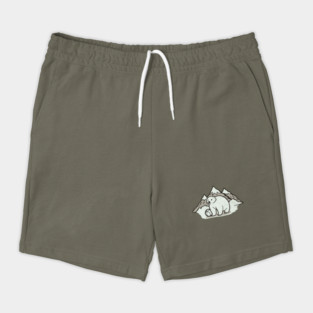 Mountains Polar Bear and Ball Shorts