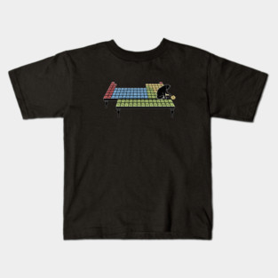 Felines Science Periodic Table Cat by Tobe Fonseca Kids T-Shirt