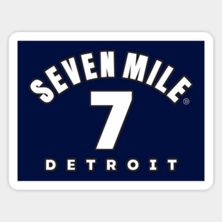 7 Mile Detroit Sticker