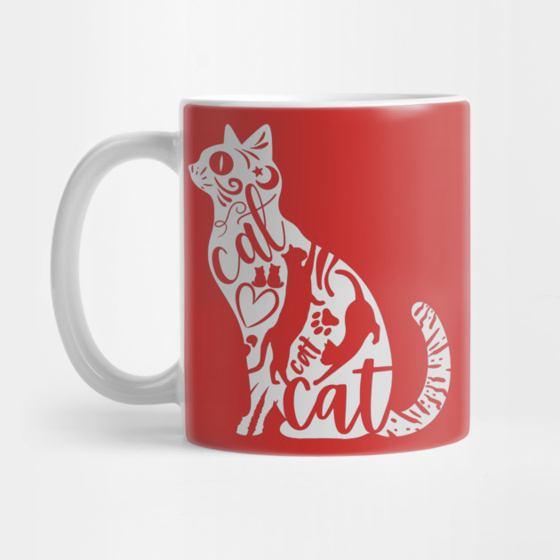 Playful Cat Doodle Art - Cute & Funny by TuncGK