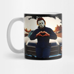 Michael Myers Heart Hands Mug