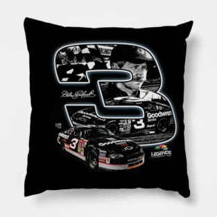 Dale Earnhardt Big 3 Pillow