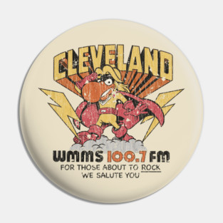 Vintage - WMMS FM Radio Station Pin