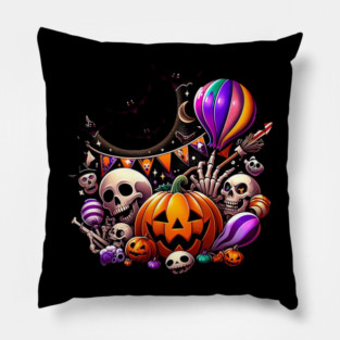 Halloween Kids Tshirt Pillow