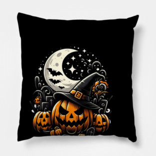 Halloween Pumpkins Pillow