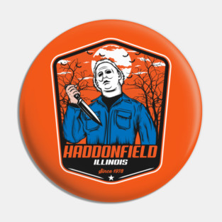 Haddonfield badge Pin