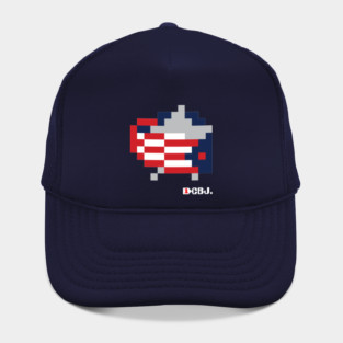 Blue Jackets Tecmo Bowl Logo Hat