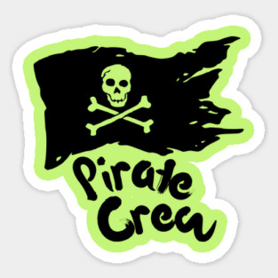 Pirate Crew Funny Magnet