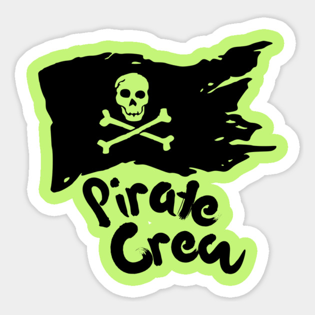 Pirate Crew Funny Magnet by The WYLD Tribe