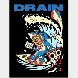 Drain Band Posters and Art