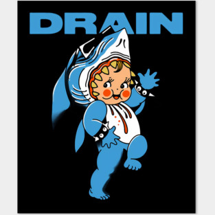 Drain Posters and Art