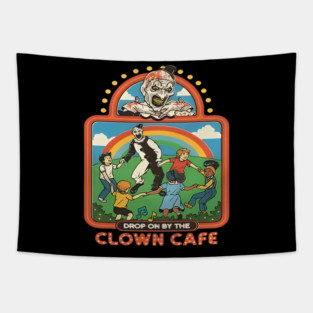 Terrifier Clown Cafe Tapestry