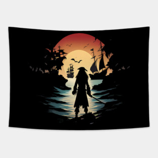 jack sparrow Tapestry