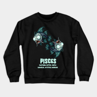 Pisces Zombie Crewneck Sweatshirt