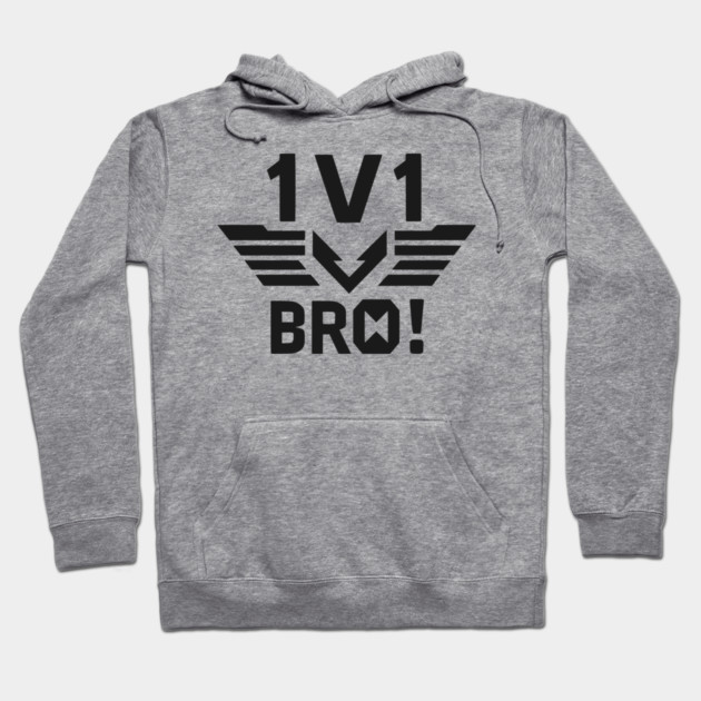 1v1 Bro Hoodie by Frank Ring