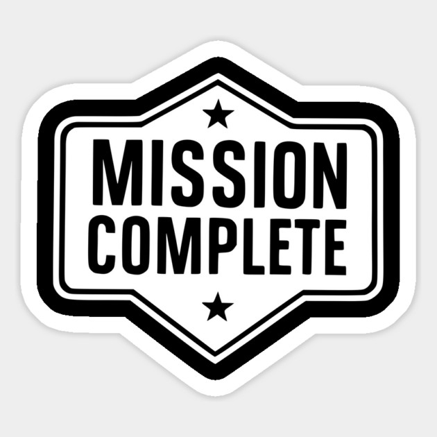 Mission Complete Magnet by Frank Ring