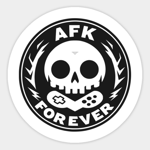 AFK Forever Magnet by Frank Ring