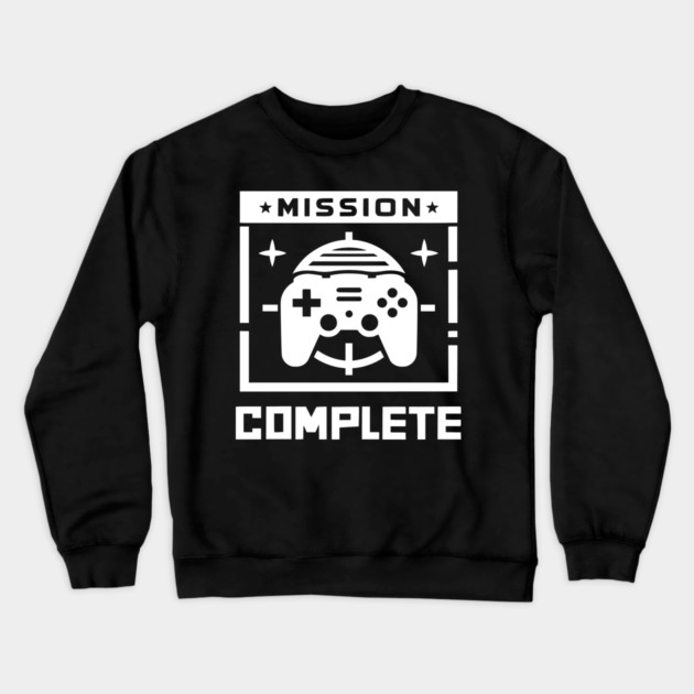 Mission Complete Crewneck Sweatshirt by Frank Ring