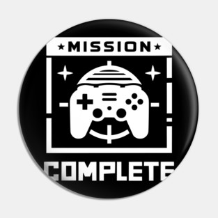 Mission Complete Pin