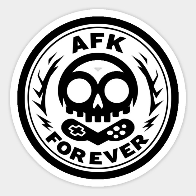 AFK Forever Magnet by Frank Ring